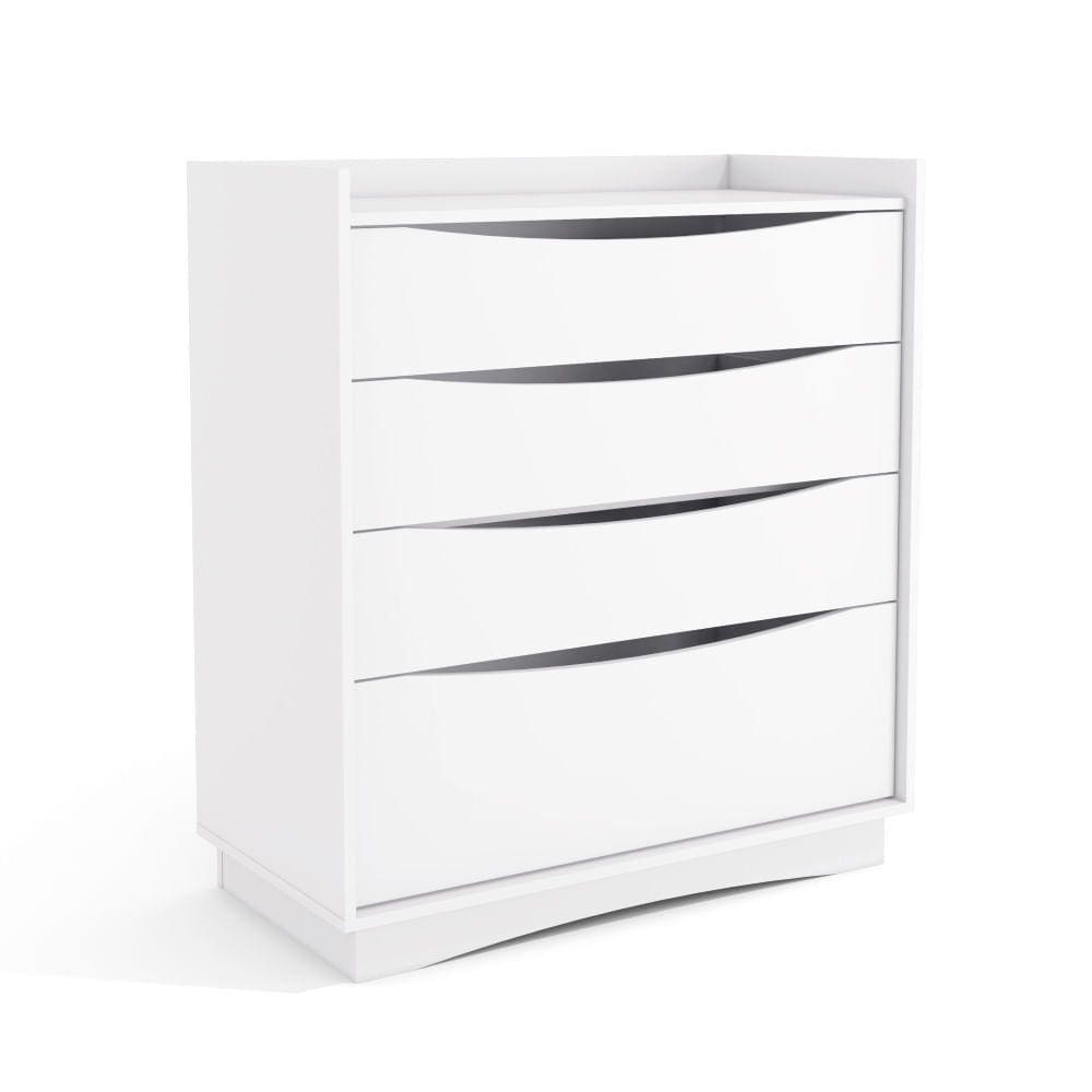 Cômoda M260 Kappesberg 4 Gavetas Branca