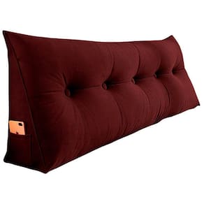 Almofada Para Cabeceira Spot 195cm Vermelho Escuro