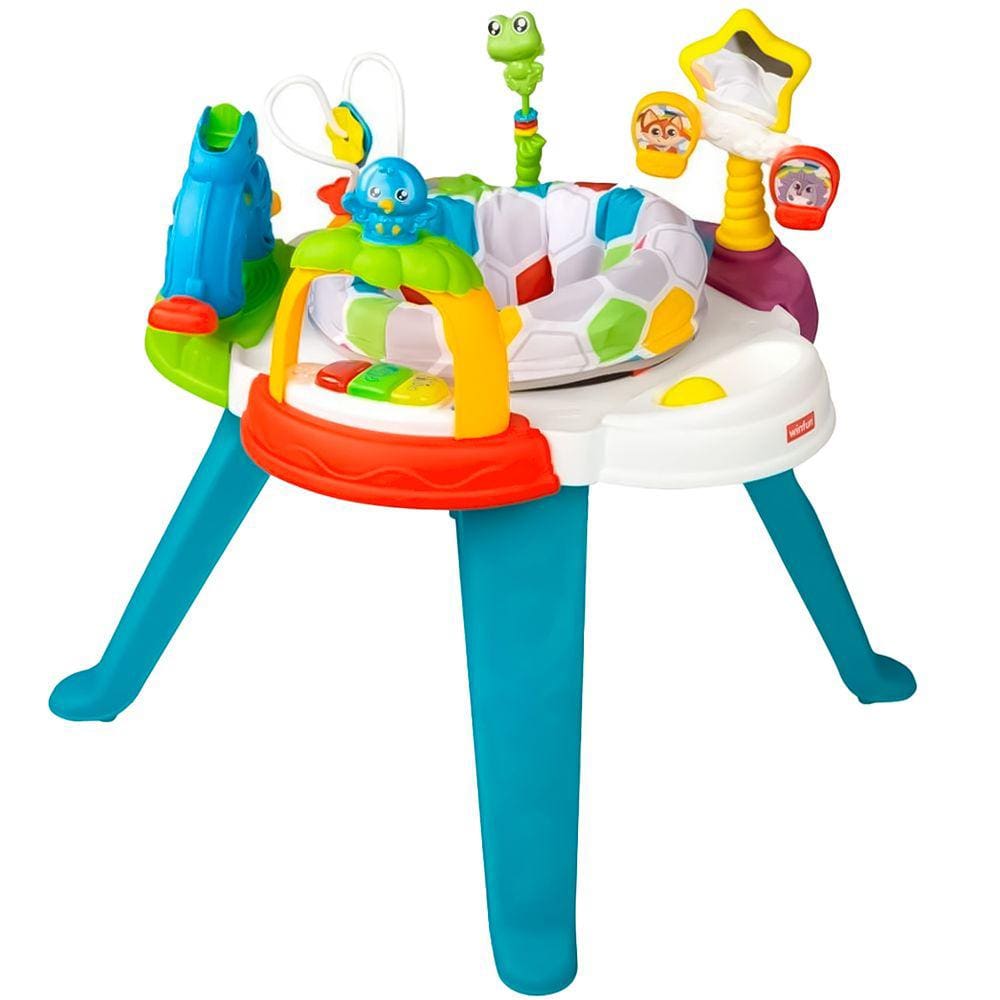 Centro de Atividades Infantil 3 em 1 Com Bandeja Para Refeição Para Bebê De 6 até 36 Meses WinFun