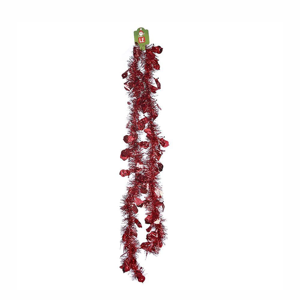 Festão Natal Le Vermelho 7,5cmx2m