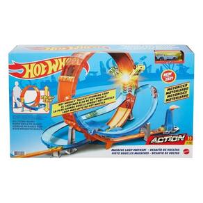 Hot Wheels Track Builder Pista Propulsor de Looping - Mattel em