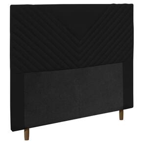 Cabeceira Cama Box Casal Viena 140cm Corano Preto