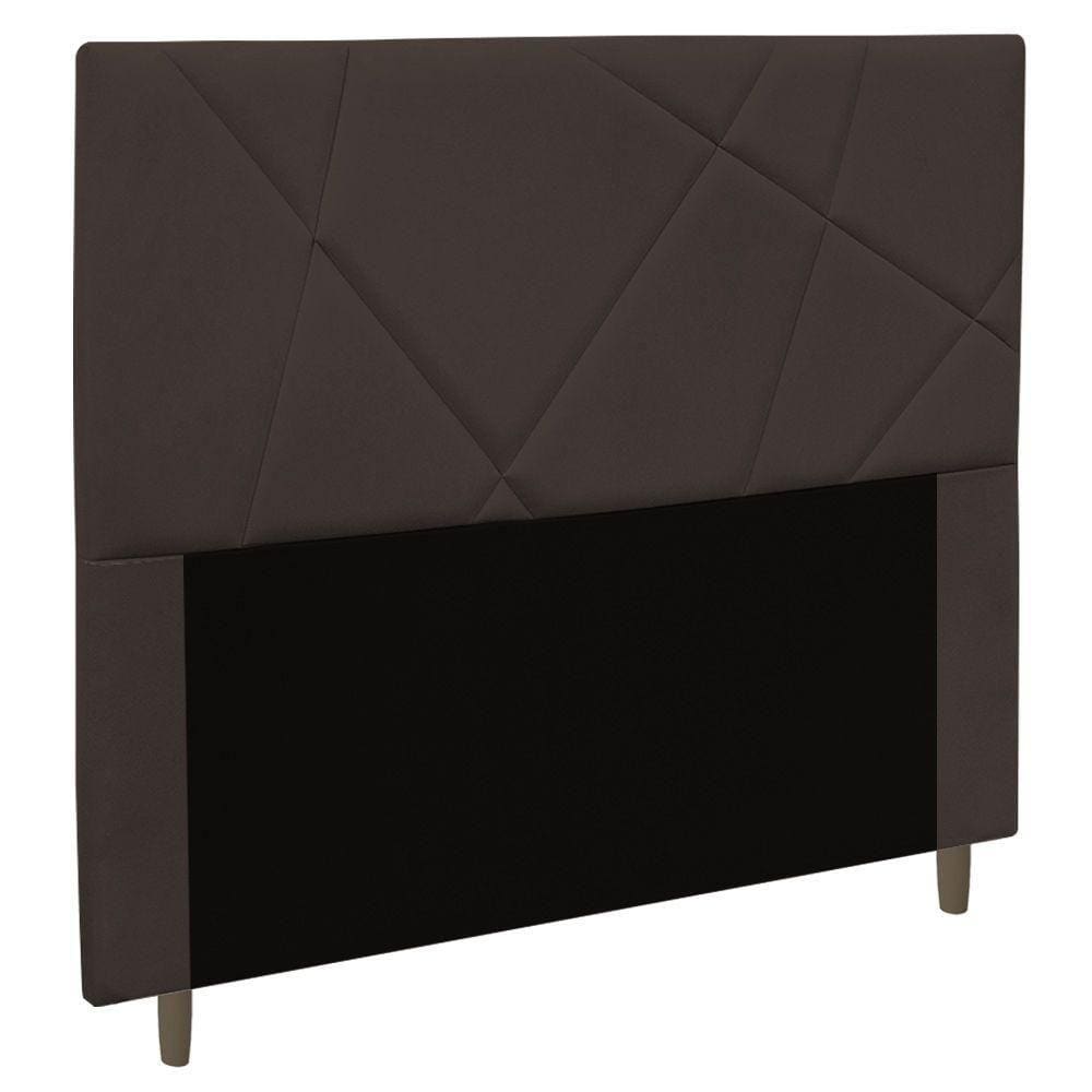 Cabeceira Cama Box Casal Mali 140cm Corano Marrom