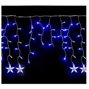 Pisca Cascata Cordão De Luz Estrela Led Azul 6 Metros 220v
