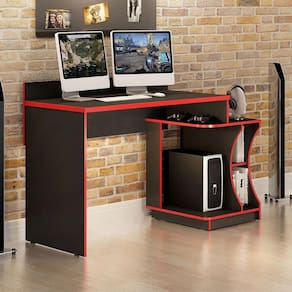 Mesa de Computador Gamer com Nicho Valdemóveis
