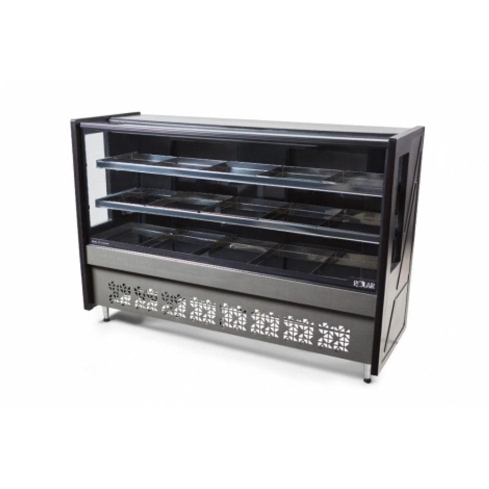 Balcão De Açougue Avícola Platinum 1.75M Preto 220V - Pecav 175