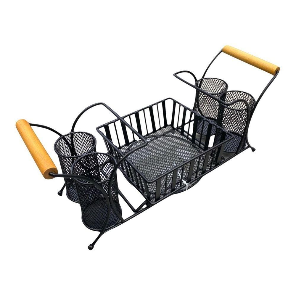 Rack Para Servir Pratos E Talheres Suporte Jogo Jantar Luxo