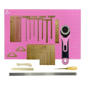 Placa de Corte 90x60 Kit Cartonagem Gabarito Fio de Cabelo Esquadros Régua inox 60 Cortador Disco 45