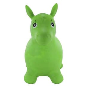 Cavalinho Pula Pula Inflável Vinil Verde - Bbr Toys