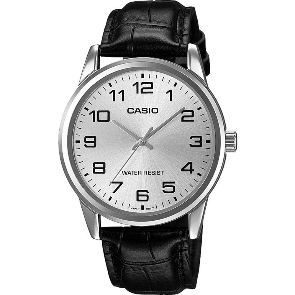 Relógio Casio Masculino Couro Mtp-V001l-7Budf