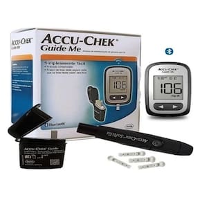Kit controle glicemia accu chek guide me com 1 monitor 50 tiras | Ponto