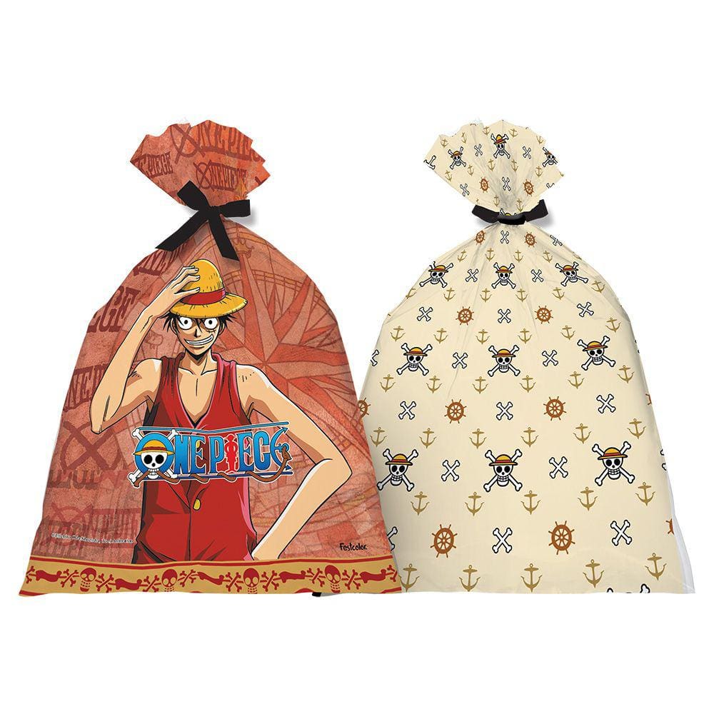 Sacolinha Surpresa Festa One Piece - 8 unidades - Festcolor
