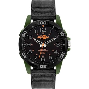 Relógio Masculino Mormaii Verde Preto Laranja Vintage Resistente à Água Analógico MOPC21JAR/8V