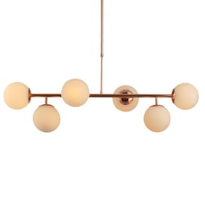 Lustre Pendente Avant Pérola Constelação E27 Bivolt Cobre Brilho
