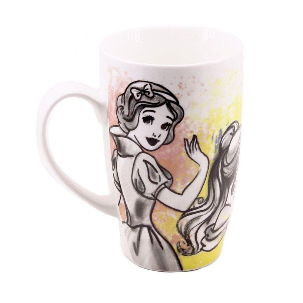 Caneca Porcelana Princesas: Disney