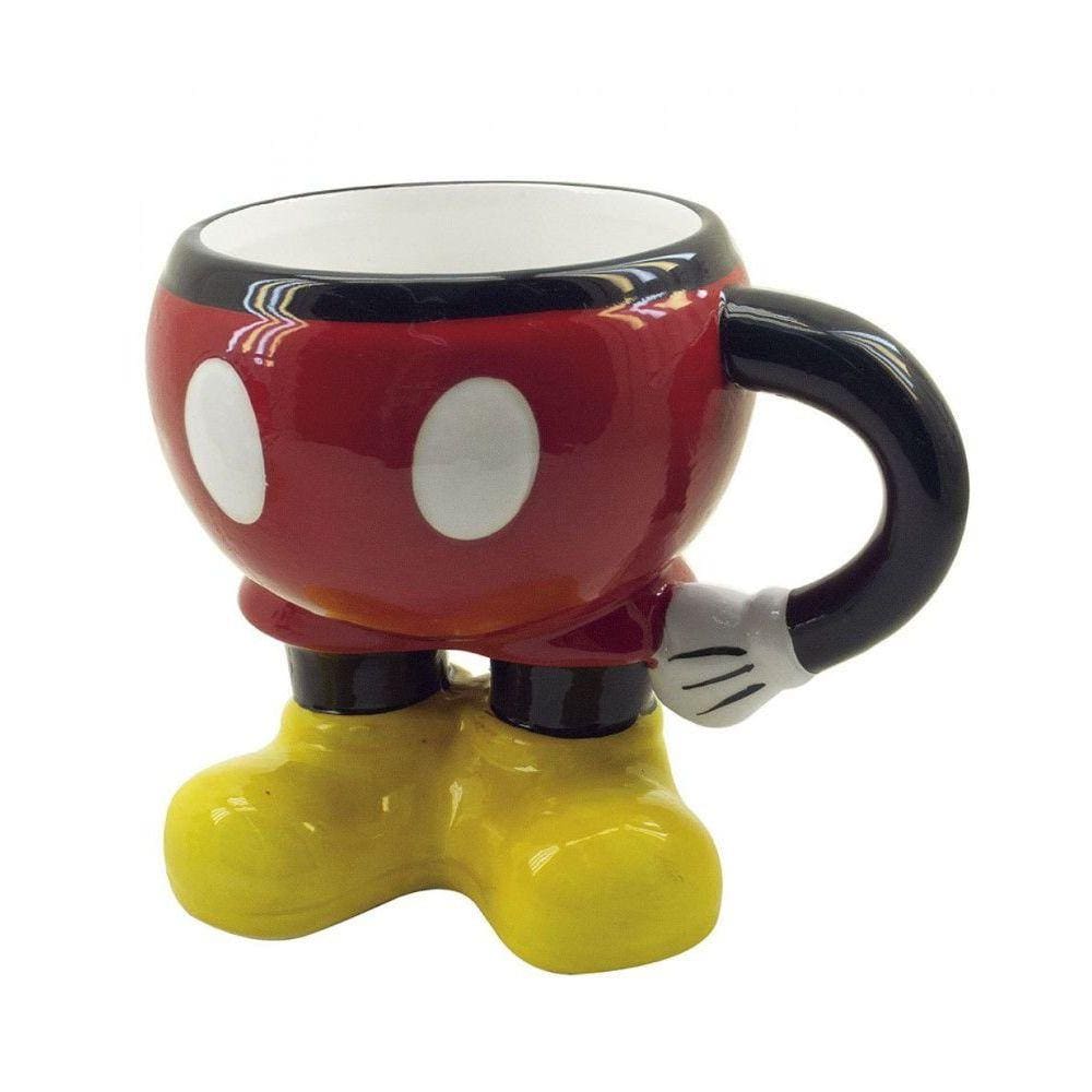 Caneca Porcelana Corpo Mickey: Disney