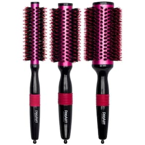 Kit Escova Profissional Metalica Pro 15/25/38mm Rosa ProArt
