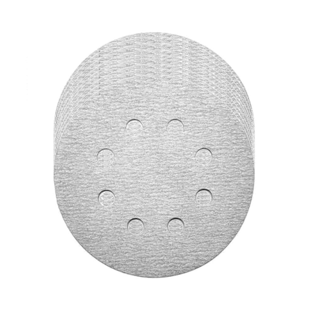 Kit 100 Disco de Lixa para Lixadeira Branco 125mm Grão 80 - Starfer