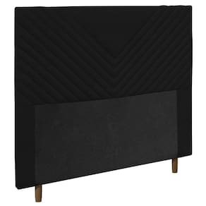Cabeceira Cama Box Solteiro Viena 90cm Corano Preto