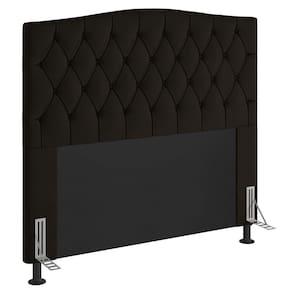 Cabeceira Estofada Box Queen Size 160cm Com Frame Marrom