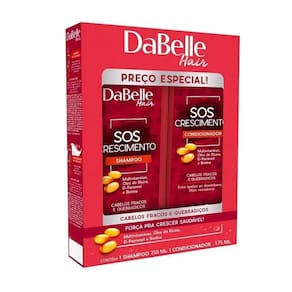 Kit Dabelle Hair (Shampoo + Condicionador) SOS Crescimento