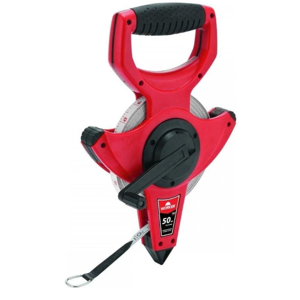 Trena Fibra De Vidro 50 Metros X 12,5mm Worker - 396311