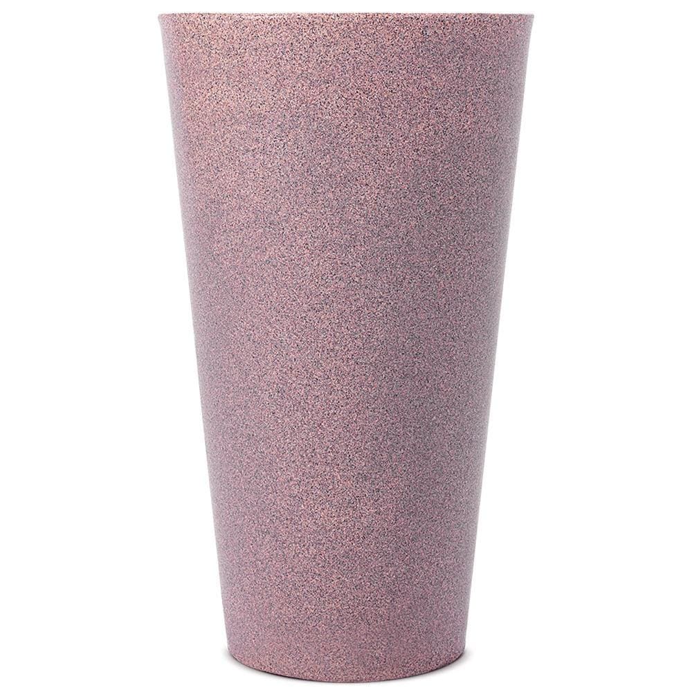 Vaso Cônico Aldora Plástico Pedra 45cm Afort