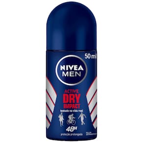 Desodorante Roll-On Nívea Dry Impact Plus For Men 50ml