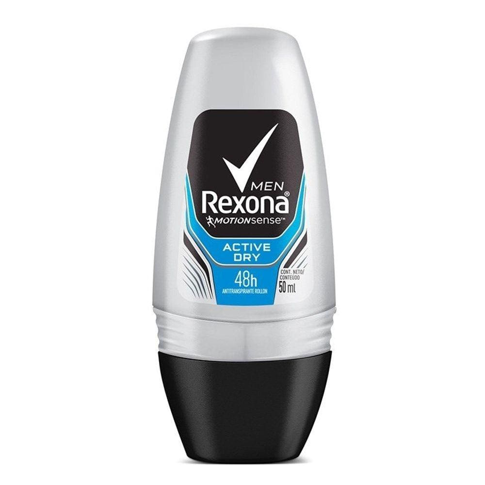 Desodorante Roll On Rexona Men Active Dry 50ml