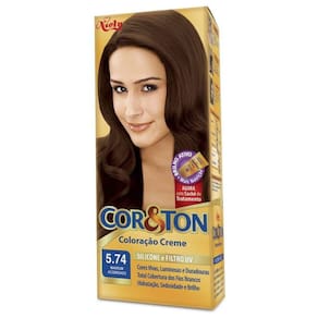 Tintura Creme Cor & Ton Marrom Acobreado 5.74