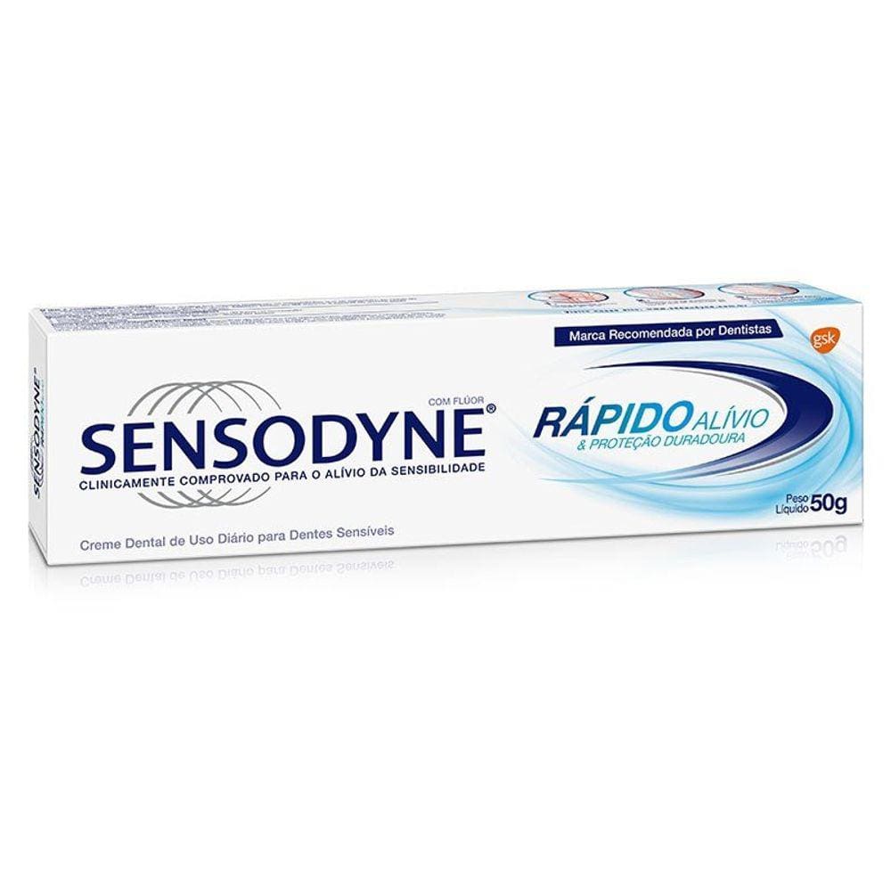 Creme Dental Sensodyne Rápido Alívio 50g