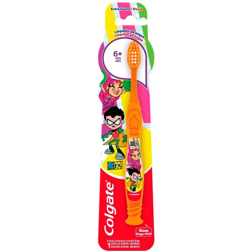 Escova Dental Colgate Smiles Teen Titans
