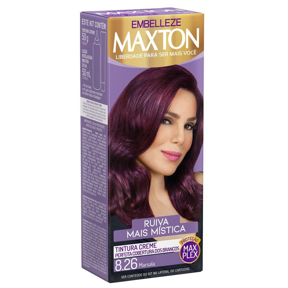 Kit Prático Maxton Vermelho Marsala 8.26