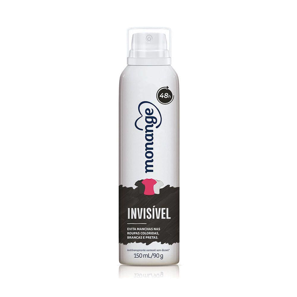 Desodorante Aerosol Monange Invisível 90g