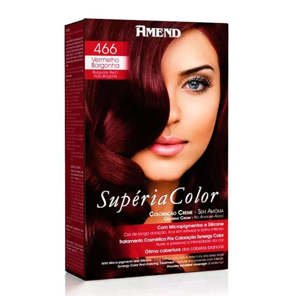 Kit Tonalizante Supéria Color Amend 466 Borgonha