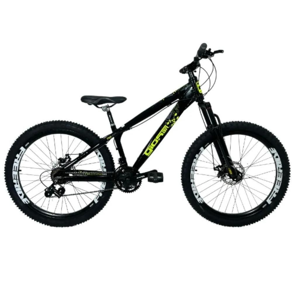 Bicicleta Gios Frx 26 Freio Disco 21v Preto / Amarelo