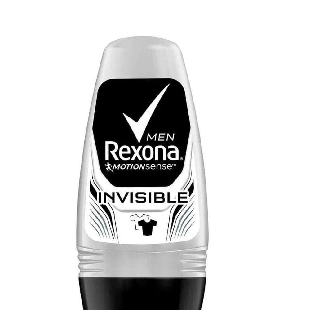 Desodorante Roll On Rexona Invisible Men 50ml