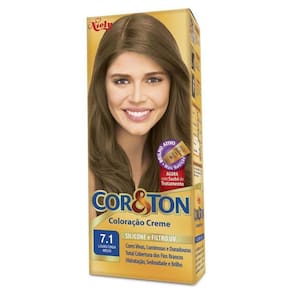 Tintura Creme Cor & Ton Louro Cinza Médio 7.1