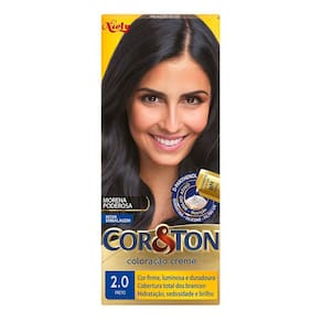 Tintura Creme Cor & Ton Preto 2.0