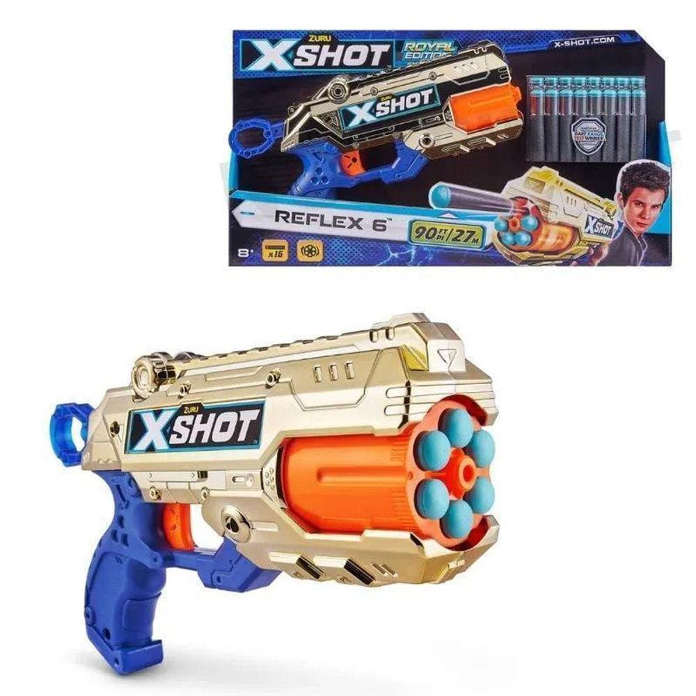 X-Shot X-Shot Royale Edition - Reflex 6 - 16 Dardos 5602