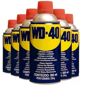 Desengripante Lubrificante Multiuso WD40 - Kit com 6 Latas de 300ml