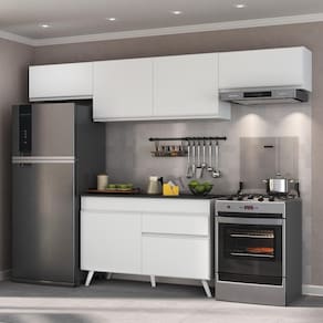 Armário de Cozinha Compacta 4 peças MP3697.891 Veneza Branco