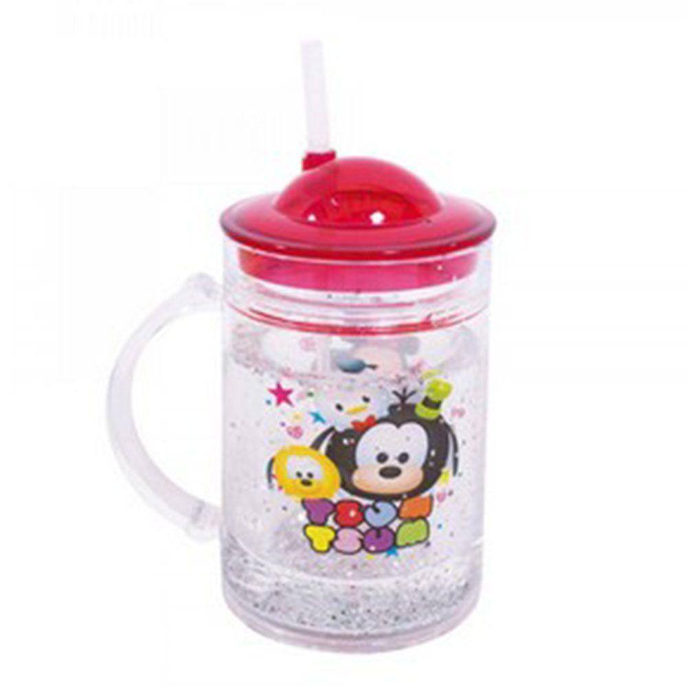 Caneca Com Tampa E Canudo Mickey & Minnie Tsum Tsum: Disney