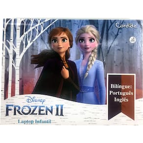Laptop Infantil Educativo Frozen Bilíngue Candide 8303