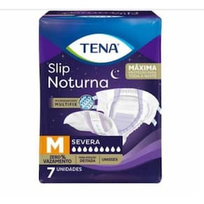 Fralda Geriatrica Tena Slip Noturna M C/07 Un
