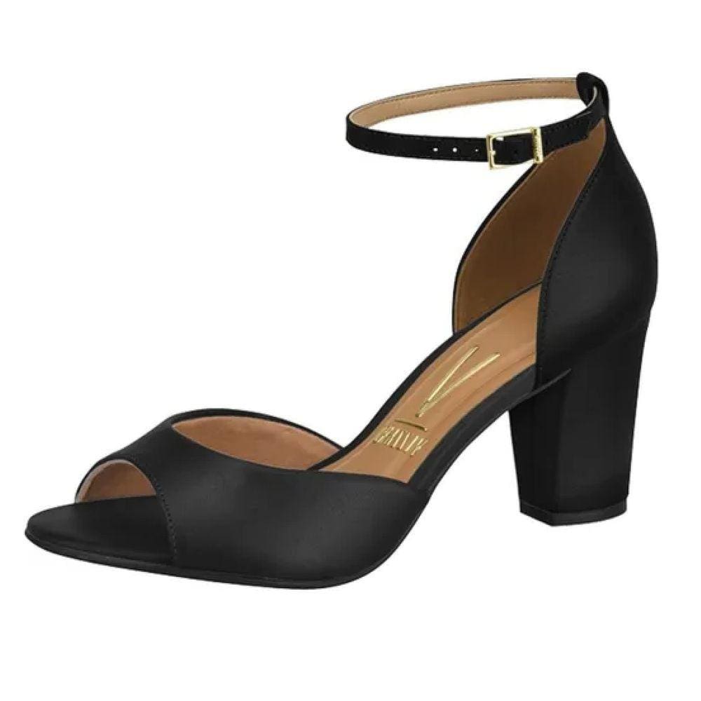 Sandália Feminina Salto Bloco Conforto Vizzano 6262.406