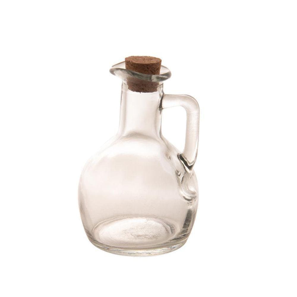 Galheteiro De Vidro Com Tampa De Rolha 180Ml Lyor