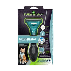 Escova Furminator Gato Pelo Curto Porte Pequeno Rasqueadeira