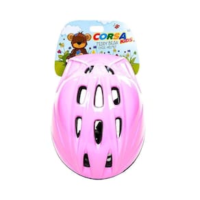 Capacete Infantil Ciclismo Kidzamo Baby Pz-11-Rosa-48-52Cm