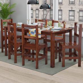 Mesa De Jantar 6 Lugares Paris Mogano - Lanes
